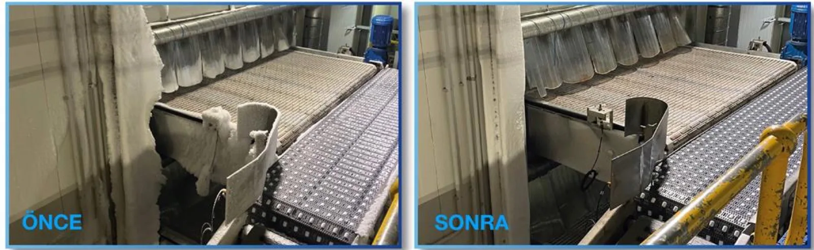 Industrial spiral freezer facility