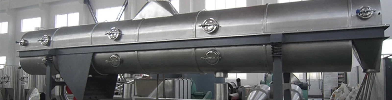 Spray drying tower and fluidized bed after-dryer combination: milk powder production line