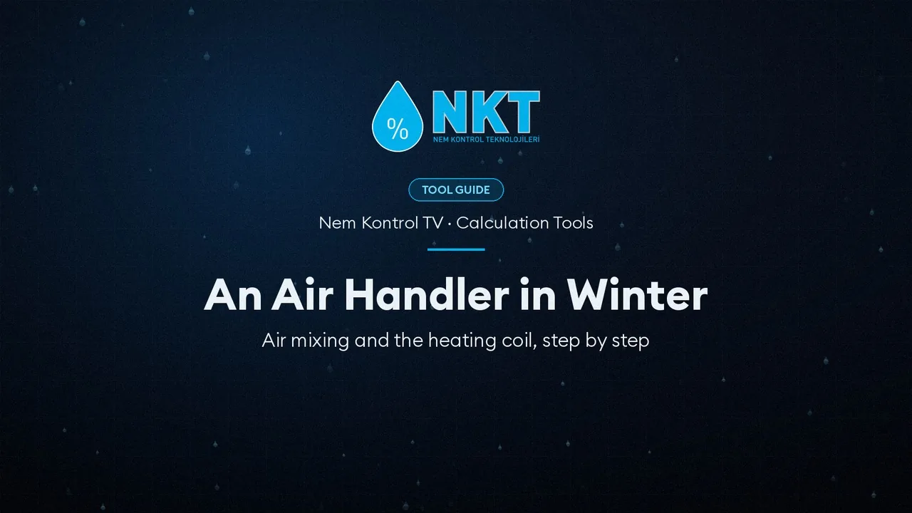 An Air Handler in Winter: Air Mixing and Heating