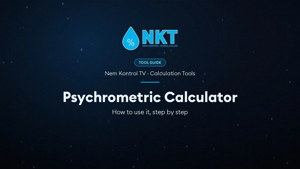 How to Use the Psychrometric Calculator