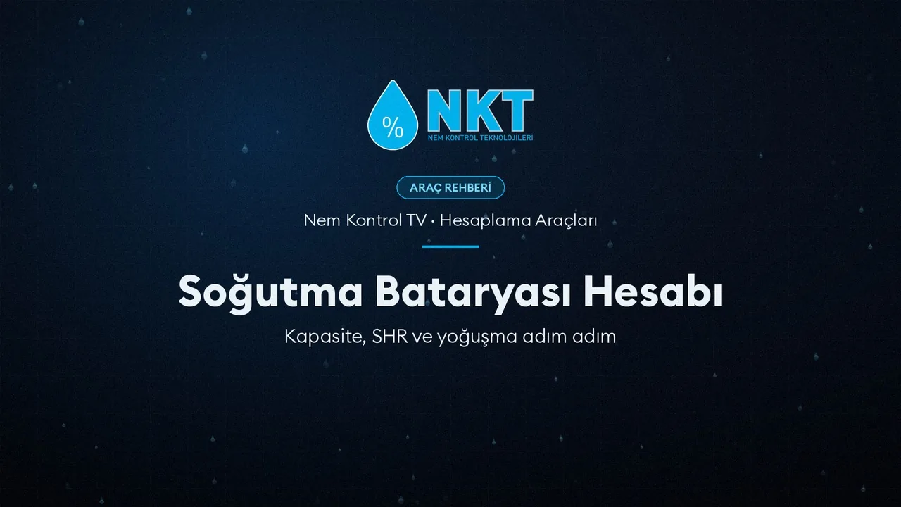 Soğutma Bataryası Hesabı Nasıl Yapılır?